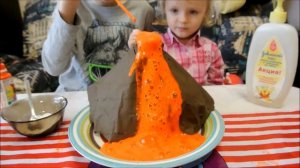 Делаем действующий вулкан с цветной лавой дома. ? ? ? Active volcano with multicolored lava.