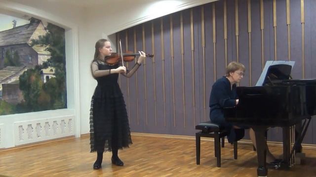 А. Корелли - Соната для скрипки и ф-но №4 (Adagio, Allegro) Лобанова Майя (13 лет) смотреть онлайн