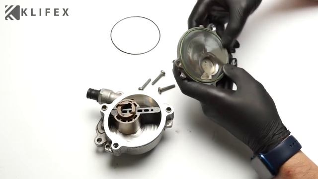Ремонт вакуумного насоса VAG 3 6L VR6 03H145100C, 03H145100B, 95511005002  Установка ремкомплекта