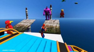 GTA 5 Epic Ragdolls | Spiderman and Super Heroes Jumps/fails Episode 125 (Euphoria Physics)