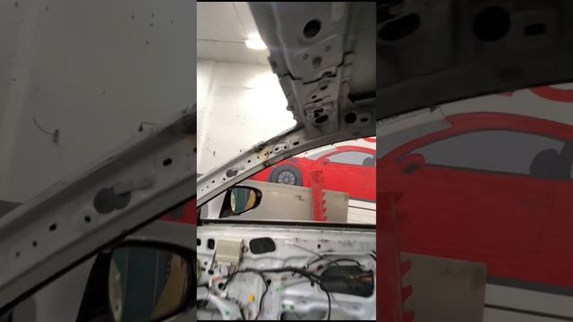 Кузовной ремонт Lexus с заменой крыши. Видео до и после