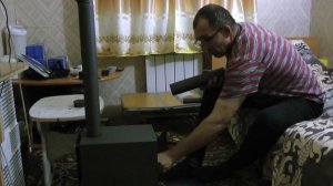 Печка для зимней палатки (Карасик).Распаковка обзор.