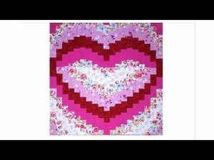 Пэчворк для начинающих. Блок Сердце в стиле Барджелло.