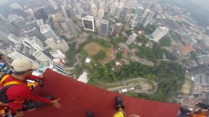 ? BASE JUMP GOES HORRIBLY WRONG! Andy Lewis Takes a Dramatic 1,200ft Plunge off KL Tower! ?