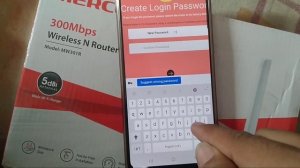 Mercusys MW301R configuration and password reset with Mobile