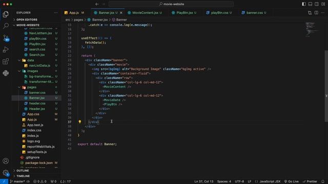 ? React.js App | Crafting a Dynamic & Responsive Cinema Movie Website