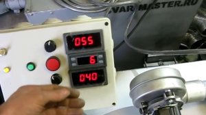 Работающий калорифер на отработанном масле.