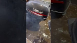 РАБОТА ЛОДОЧНОГО МОТОРА YAMAHA 15