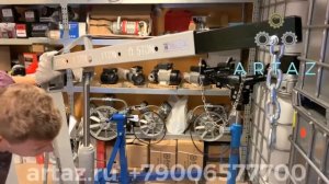 Кран гидравлический 2 т KraftWell KRWC2 гаражный