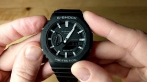 5611 Module: Analog/Digital Features of Casio G-Shock GA-2100 Carbon Core Guard