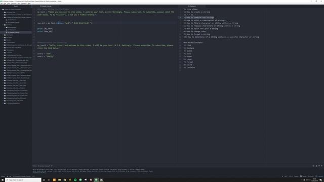 Python for Digital Humanities (03: Strings) смотреть онлайн