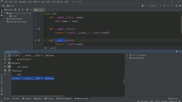 #13. Магические методы __str__, __repr__, __len__, __abs__ _ ООП Python (720p)