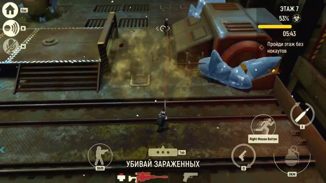 Tacticool. Zombie descent. 10 floor cleared. Time 11:13. Top33 смотреть онлайн