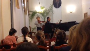 Непрерывное движение (К.Бом), скрипка