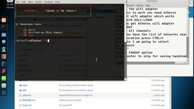 WiFi password hack using Fluxion - KALI-LINUX смотреть онлайн