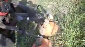 "Самодельный минитрактор с роторной косилкой"