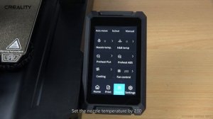 Service tutorial Ender - 3 S1 Pro clean the nozzle with needle
