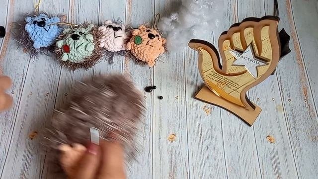 #наталивяжет #вязаныеигрушки #мастеркласс брелок ёжик.