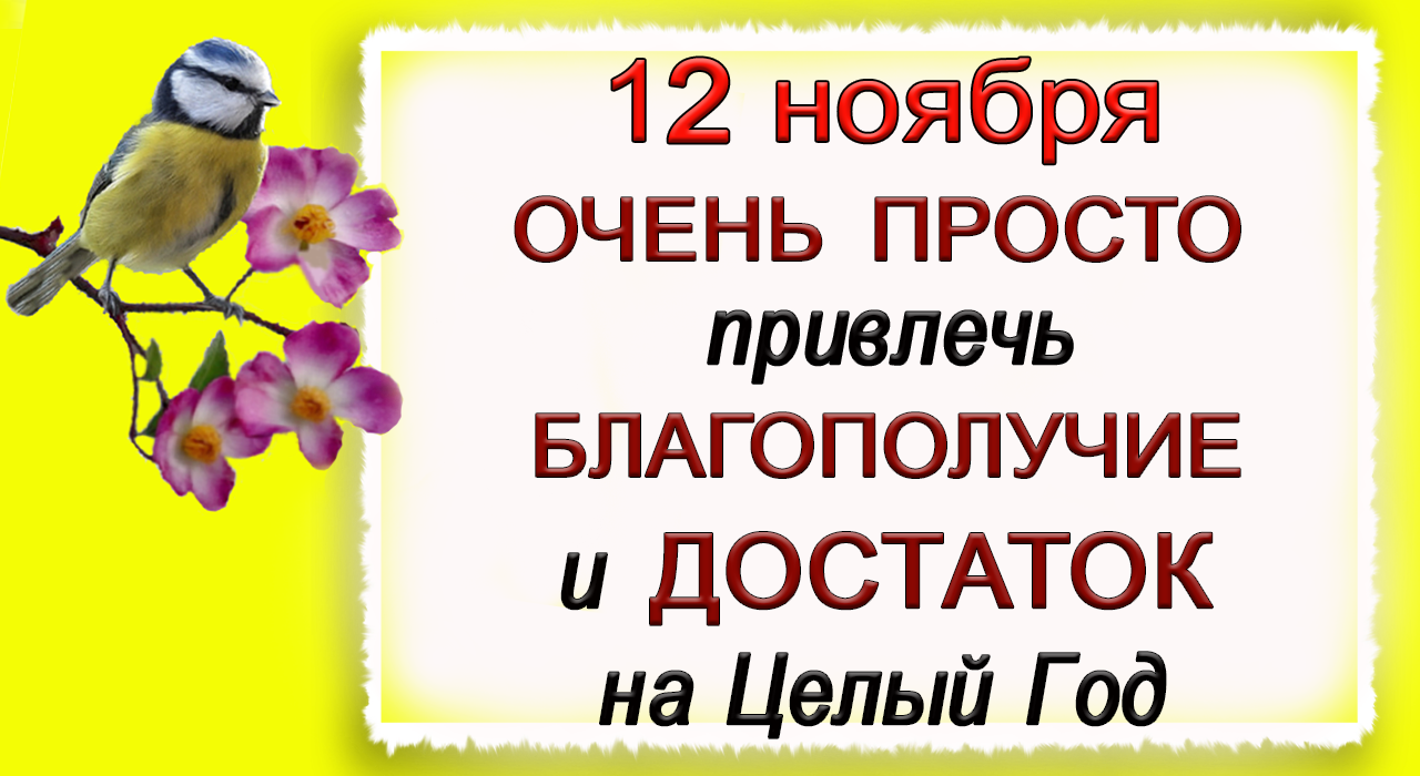 12 ноября Синичкин день, что нельзя делать. Народные традиции и приметы.*Эзотерика Для Тебя*
