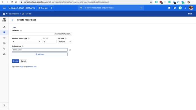 GCP Cloud DNS:  How to point GoDaddy Domain to Google Cloud instance