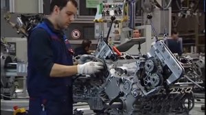 Сборка Моторна N62 на Заводе BMW
