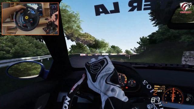 Street Fighter BMW M3 E46 Touge Drift | Assetto Corsa | Thrustmaster T300 Gameplay