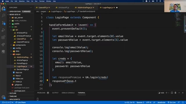 W9D3: News Site VI + React Context (1 of 1) смотреть онлайн
