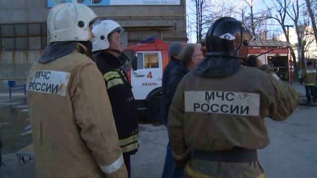 Пожар на территории «Центролита»