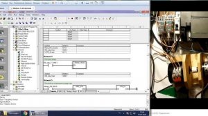 Управление мотором с энкодером s7-200 и Simple Scada
