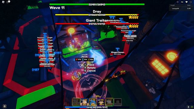 สอน Solo Demon Leader's Portal ใช้ MK l Anime Adventures l смотреть онлайн