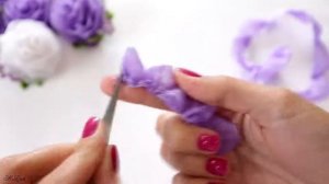 РОЗЫ ИЗ ОРГАНЗЫ, МК / DIY ORGANZA ROSE