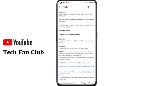 Realme X7 Pro New update F.20 March 2023/Realme X7 Pro Android 13 update date/Realme X7 Pro UI 4.0