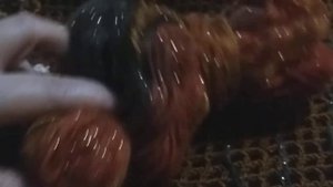 Вязаный жилет крючком.