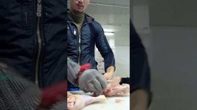 разделка курицы на (тбк) тушка без кости