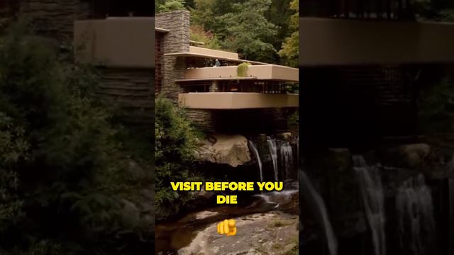 Frank Lloyd Wrights Iconic Falling Water A Masterpiece Over a Waterfall