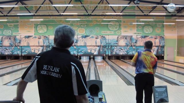 Финал среди мужчин. 4 этап чемпионата Волгоградской области 2015 по боулингу.