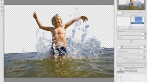 Selecting Water Splashes on a Photo with AKVIS SmartMask