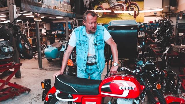 Мотоцикл Чезет 472.6/ Cezet 472.6 от мотоателье Ретроцикл. смотреть онлайн