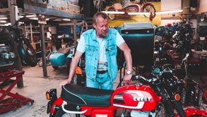 Мотоцикл Чезет 472.6/ Cezet 472.6 от мотоателье Ретроцикл.