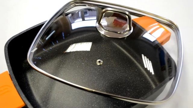 Посуда с каменным покрытием. Линейка DIAMOND. Жарит без масла и жира. смотреть онлайн