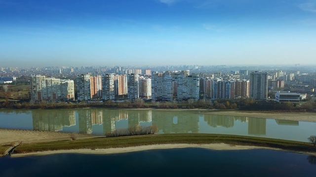 над рекой Кубань у ЮМР и Нового Города в Краснодаре смотреть онлайн