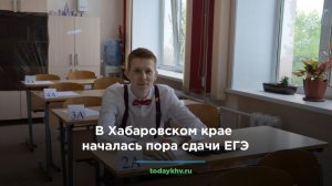 В Хабаровском крае началась пора сдачи ЕГЭ