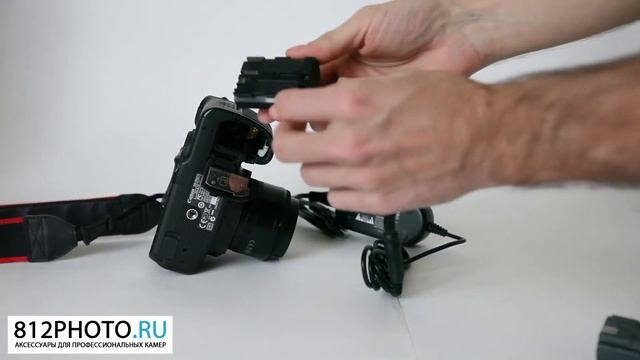 Подключение сетевого адаптера адаптера Canon ACK-E2 смотреть онлайн