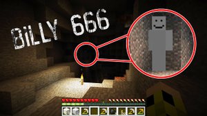 ОН СУЩЕСТВУЕТ! Мистический игрок БИЛЛИ 666 СТРАШНЫЙ СИД в МАЙНКРАФТ (Страшные сиды minecraft)