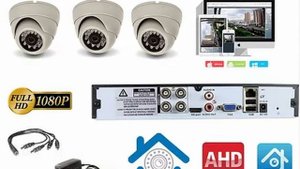 AHD комплекты видеонаблюдения на 3 камеры. от 4270 за комплект. Удаленный доступ, IOS/Android/XMEYE