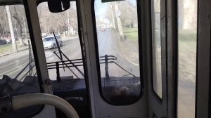 Долгая поездка. Троллейбус Самары поездка на троллейбусе ЗиУ 682г[ГОО] борт. номер 62 маршрут 12.