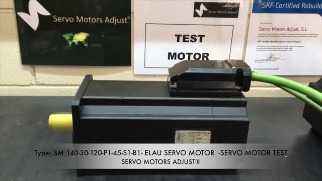 ELAU SERVO MOTOR Type: SM 140-30-120-P1-45-S1-B1 -SERVO MOTOR TEST. -SERVO MOTORS ADJUST®- смотреть онлайн