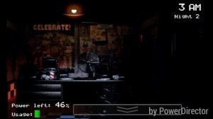 Прохождения  5 ночей  с мишкой Фредди 1 часть 2 ночь на телефоне  .