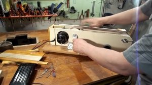 Ленточный Шлифовальный Станок С Лентой 96 см . Как менять ленту и другие запчасти.