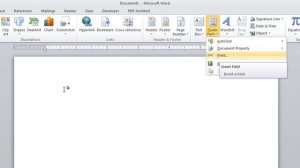 Creating an MS Word 2010 template that automatically inserts username and address